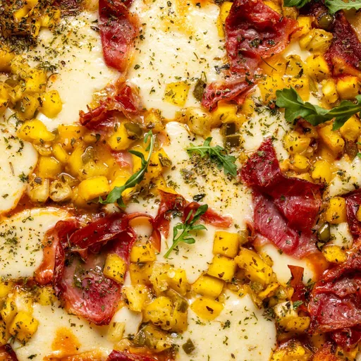 Hawaiian Pizza with Prosciutto