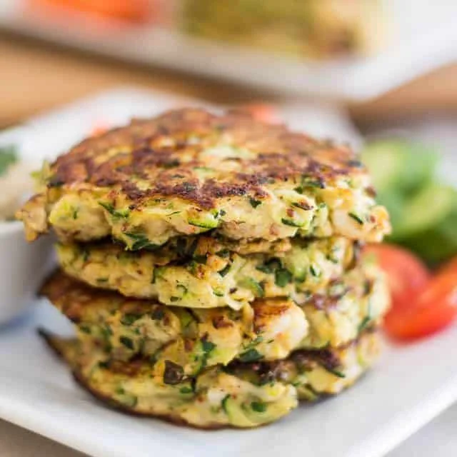 Zucchini & Shrimp Fritters