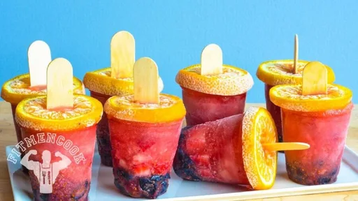 Dixie Cup Fruit Popsicles