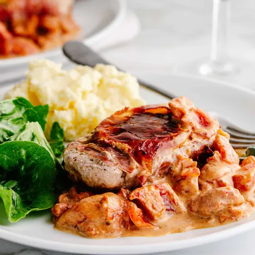 Saltimbocca de cerdo