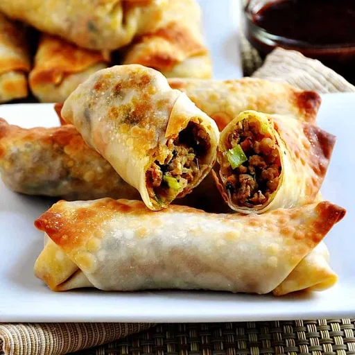 Rollitos de primavera horneados y crujientes
