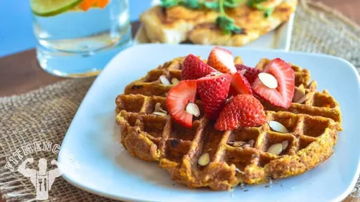 Flour-LESS Sweet Potato Waffle