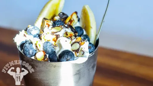 Greek Yogurt Banana Split with KIND bar