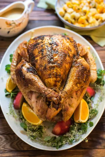 Pavo estofado a la sidra de manzana