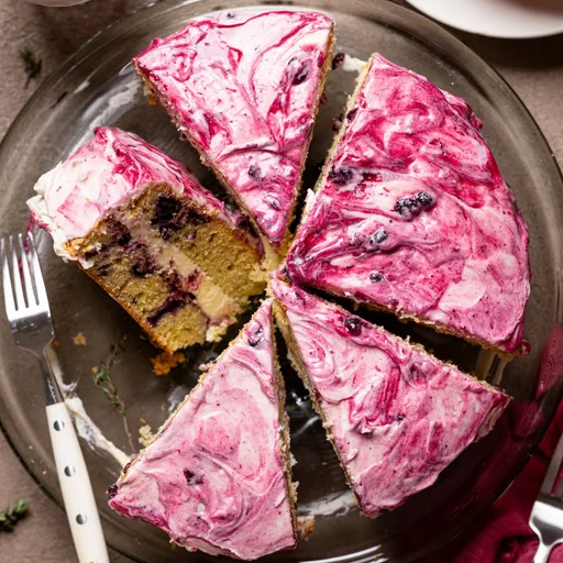 Lemon Blueberry Olive Oil Cake