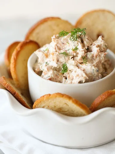 Crema untable de salmón ahumado
