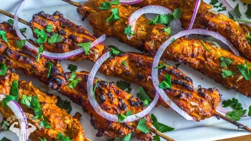 Lean Tandoori Chicken Kabobs