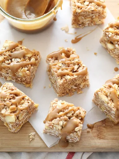 Apple and Oatmeal Rice Krispie Treats