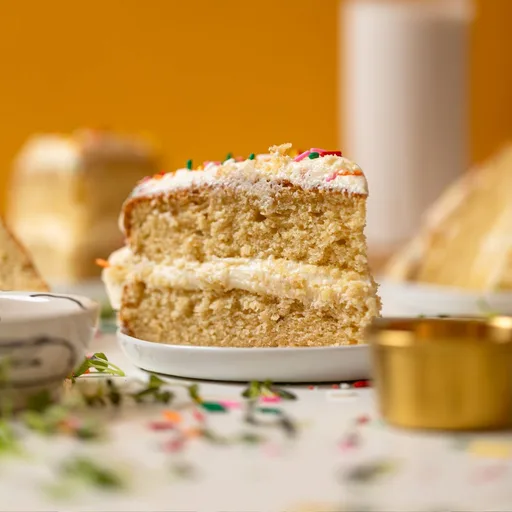 Mi pastel de cumpleanos de vainilla favorito