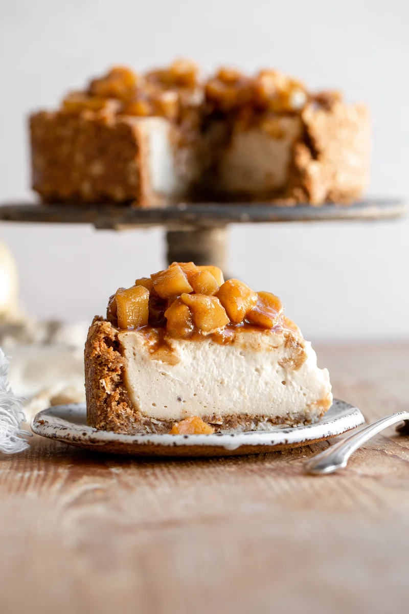 Vegan Apple Cheesecake