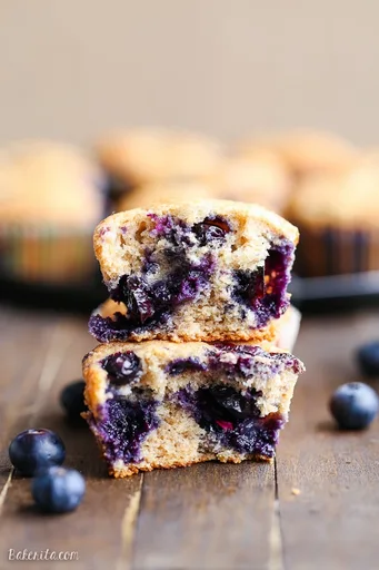 Vegan Blueberry Muffins