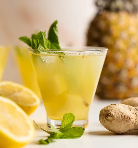 Pineapple Ginger Turmeric Lemonade