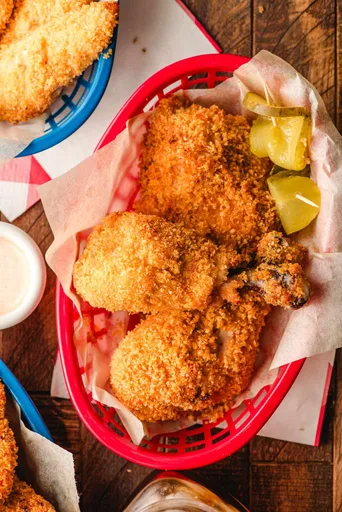 Pollo Crujiente al Horno Empanado con Panko
