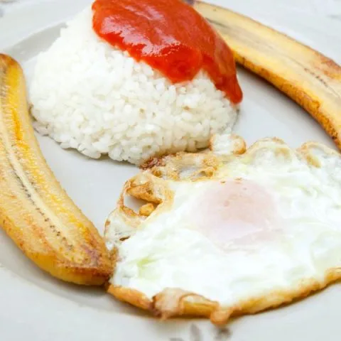 Receta de sabroso arroz a la cubana