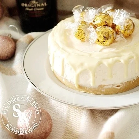 Baileys Cheesecake with White Chocolate - no bake recipe