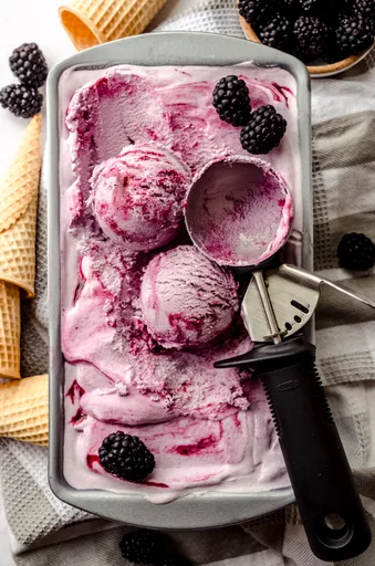 Blackberry Ice Cream Recipe