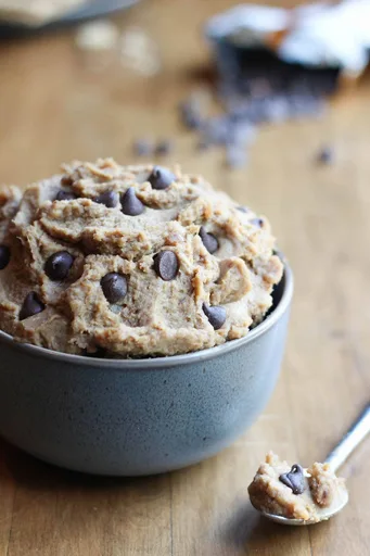 5 Ingredient Date Sweetened Chickpea Cookie Dough