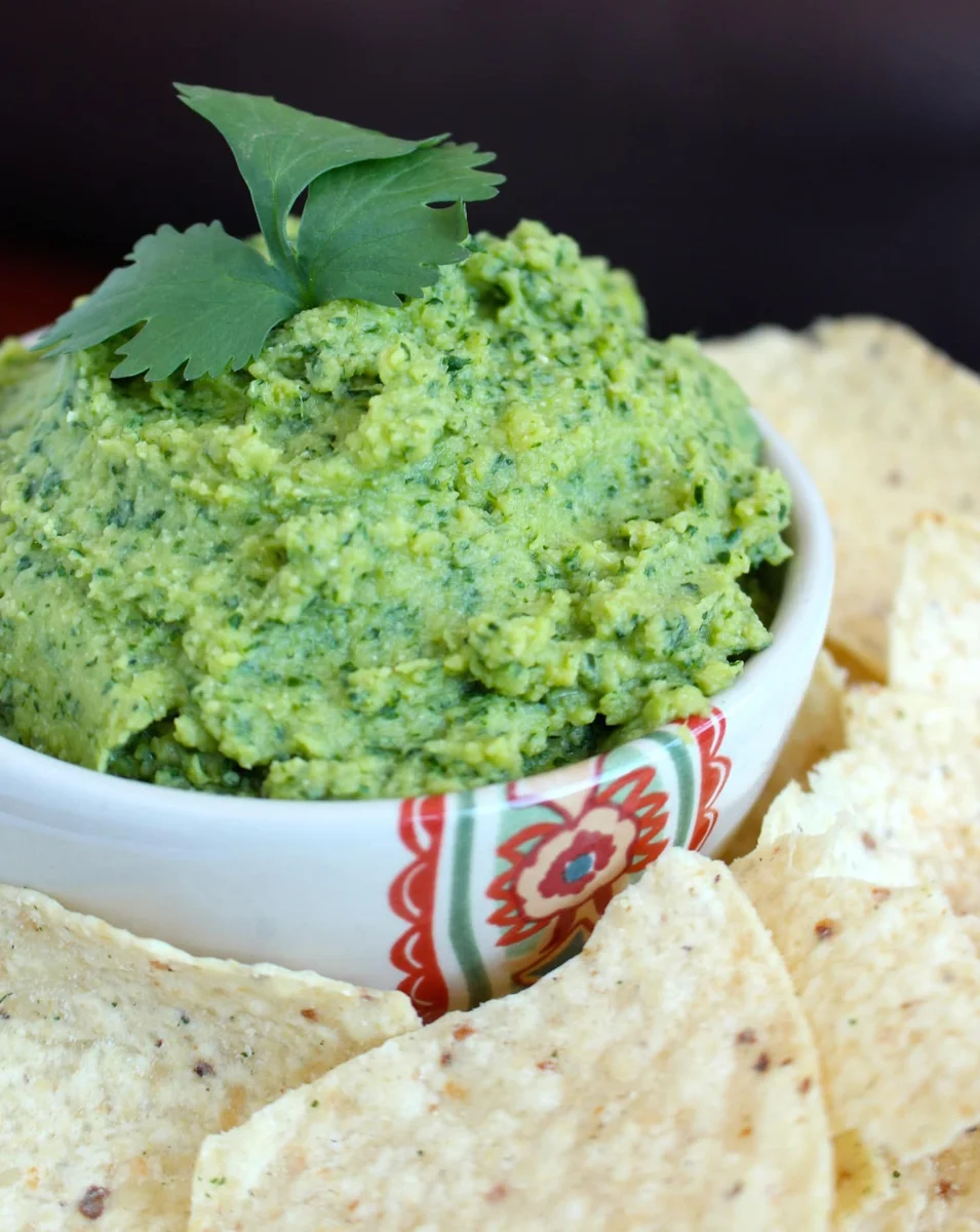 Cilantro Lime Hummus Recipe