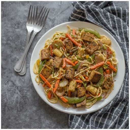 Marinated Tofu Stir Fry (Vegan, GF)