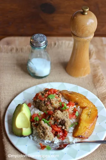 Receta de albóndigas al estilo colombiano