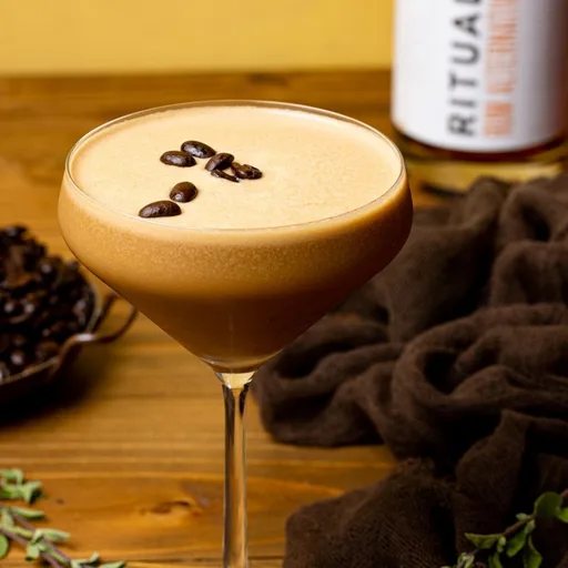 El Mejor Espresso Martini sin Kahlúa (Cóctel Sin Alcohol)