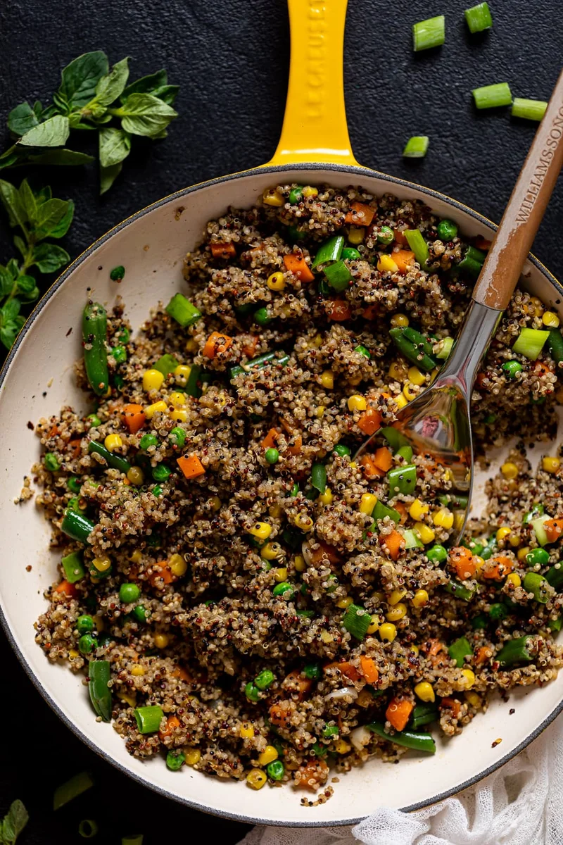 Vegan Quinoa Fried Rice