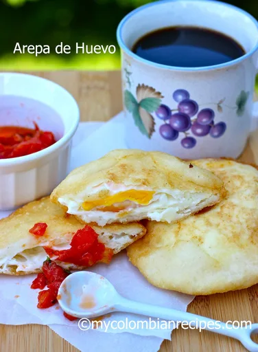 Receta de Arepa de Huevo