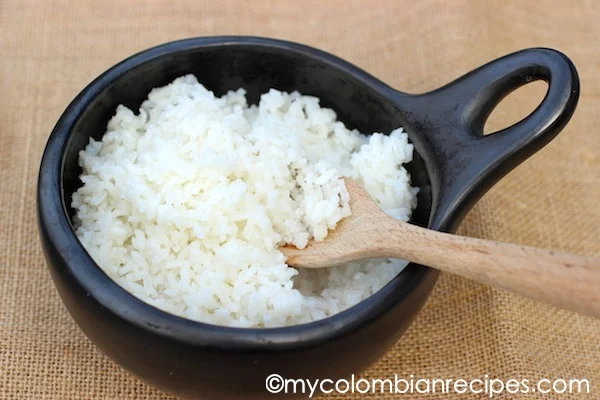 Receta de Arroz Blanco Colombiano