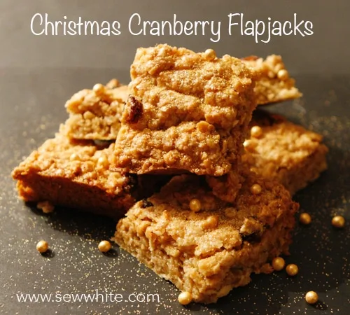 Christmas Cranberry Flapjacks