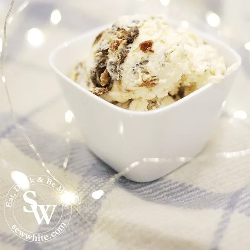 Leftover Christmas Pudding Ice Cream (No Churn)