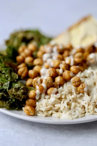Garbanzos crujientes tostados al horno