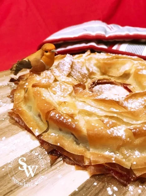 Christmas Strudel Wreath