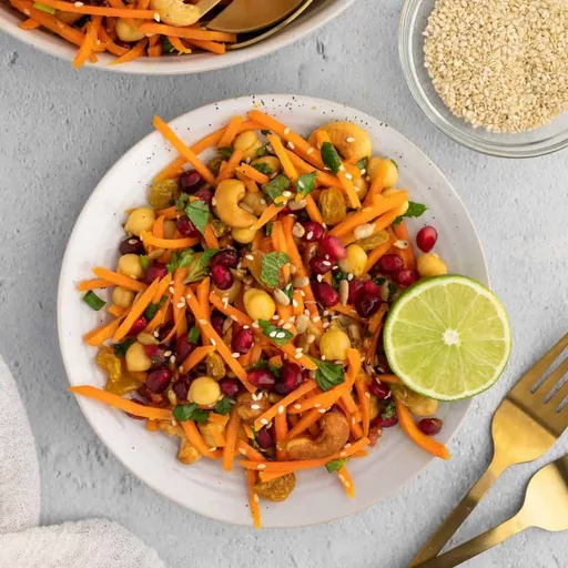 Moroccan Carrot Salad with Citrus Dressing