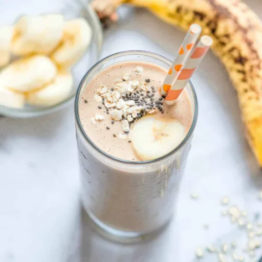 Vegan Peanut Butter Banana Smoothie