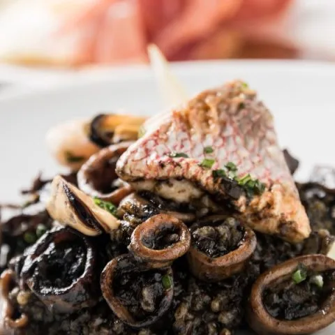 Receta de arroz negro español