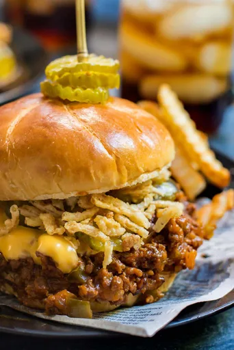 Loaded Crock Pot Sloppy Joes