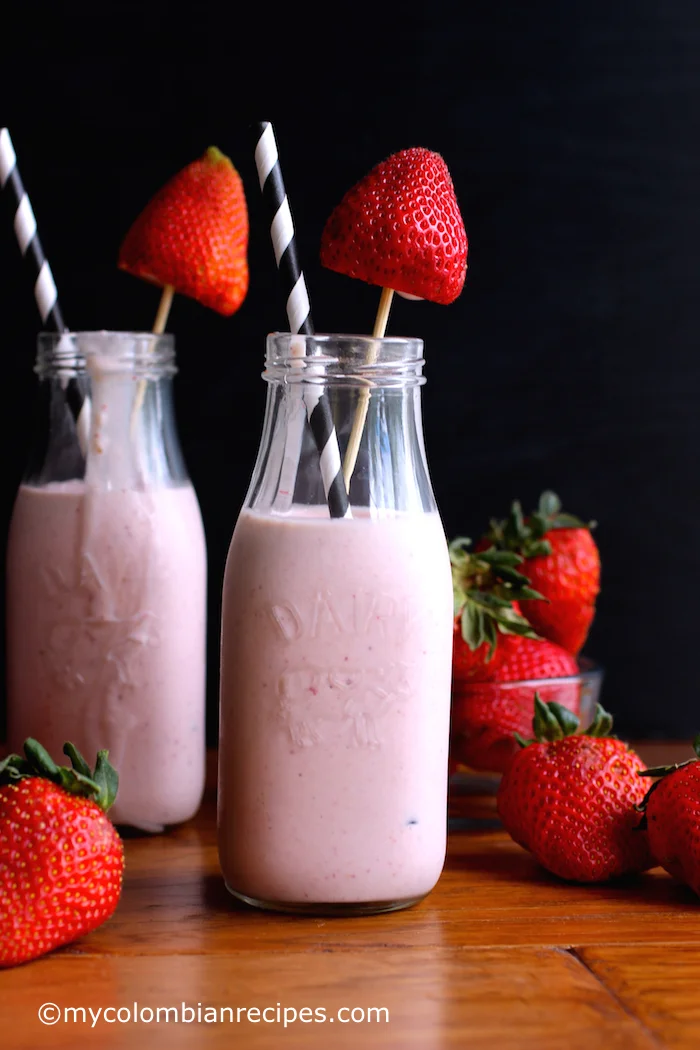 Receta de Fresa Colada