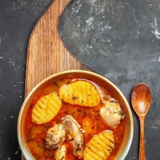 Receta de estofado de pollo a la española