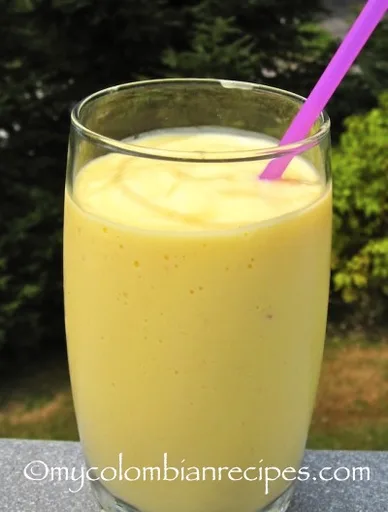 Receta de Malteada de Mango