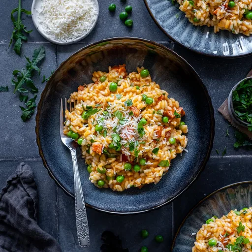 Risotto fácil de chorizo
