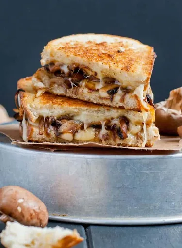 Croque-monsieur aux champignons