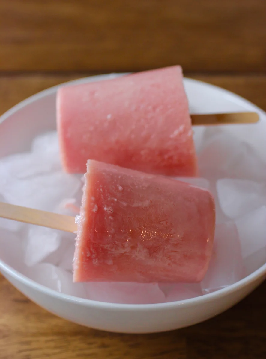 Receta de paletas de Sandía o Patilla