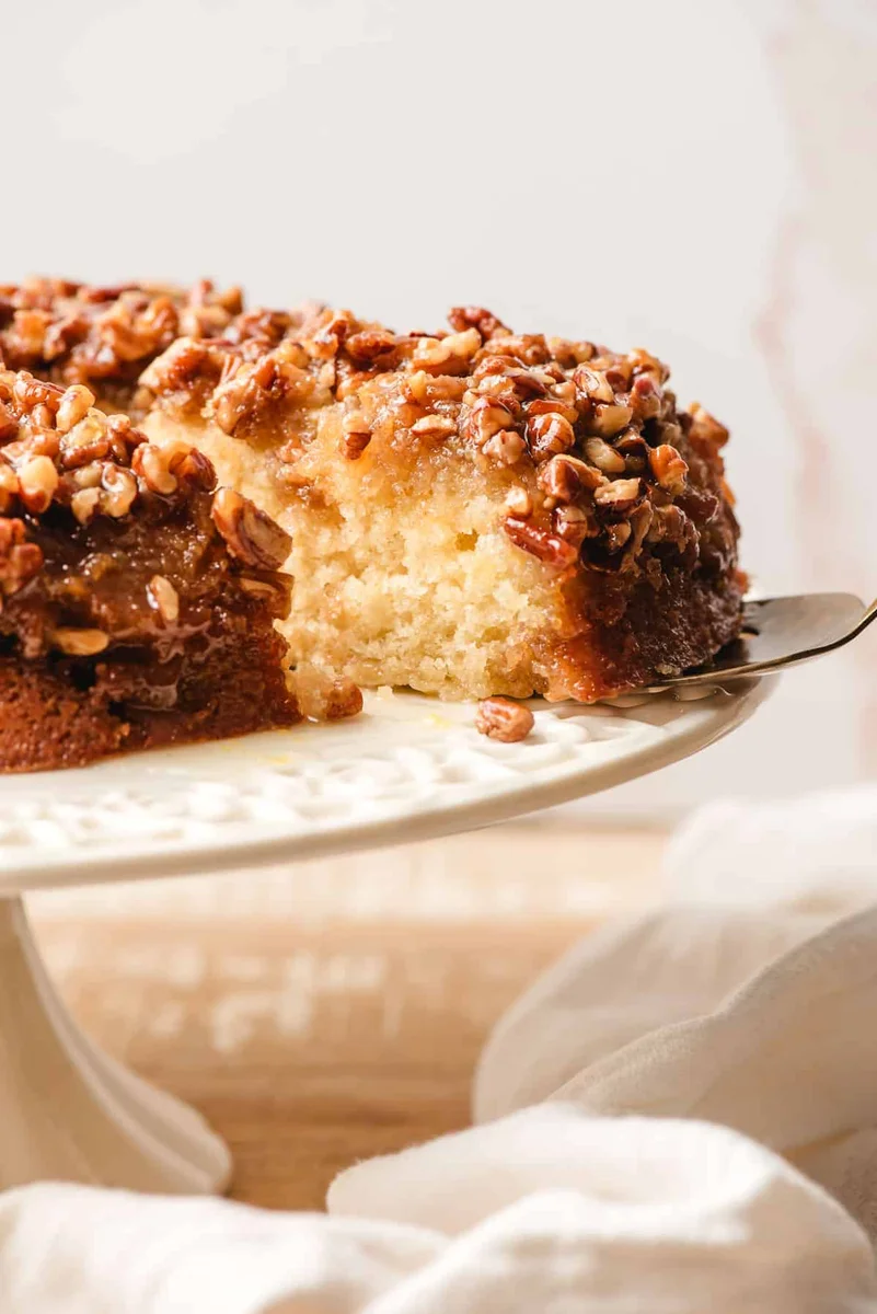 Pecan Upside Down Cake