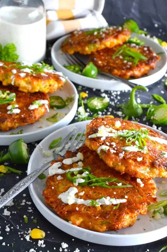 Corn and Jalapeno Fritters
