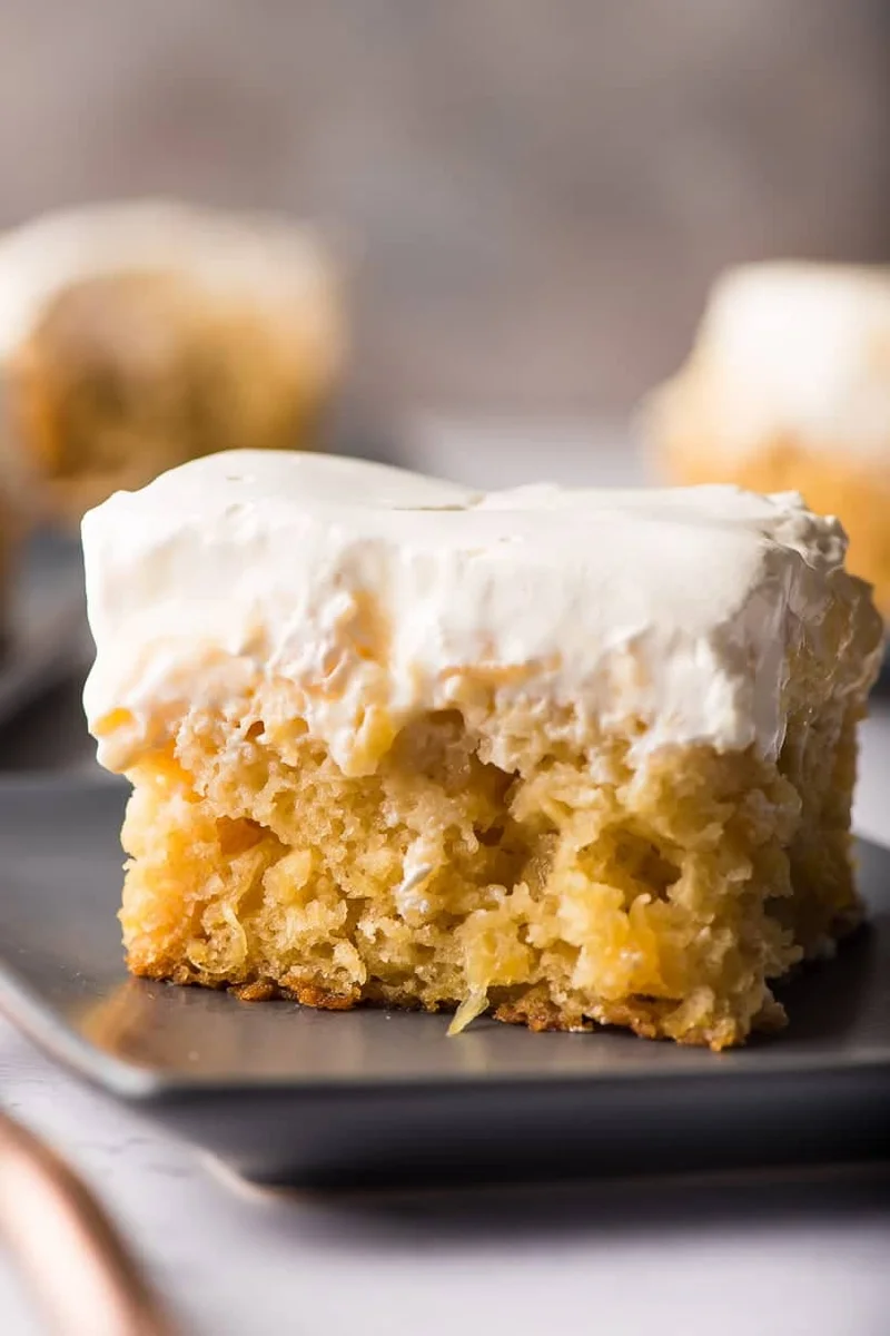 Gâteau soleil à l’ananas