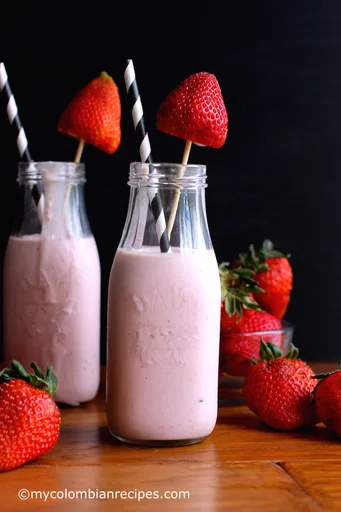 Receta de Fresa Colada (Piña Colada de Fresa)