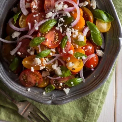 Receta de ensalada de tomate española