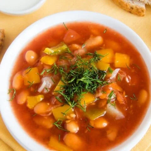 Spanish Vegan Bean Soup Recipe
