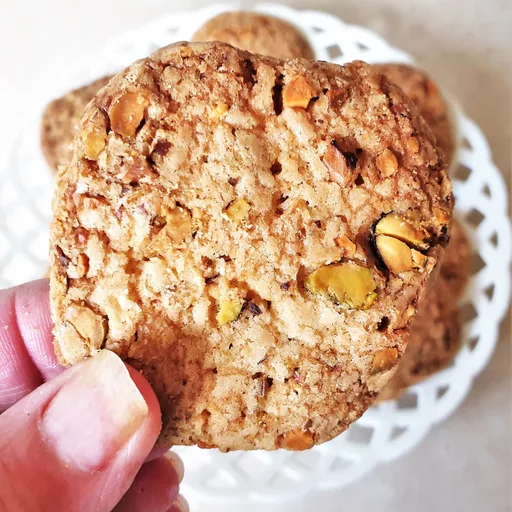 Galletas crujientes de mantequilla de pistacho