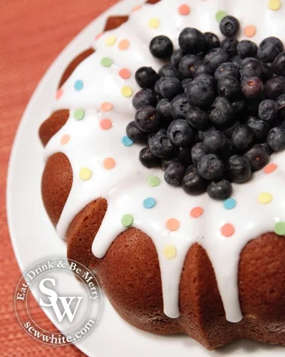 Lemon and Blueberry Bundt Cake